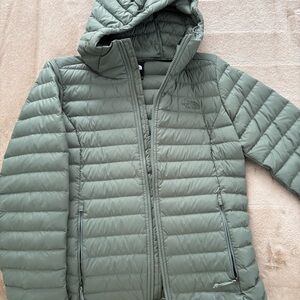 The North Face Olive Quilted Jacket